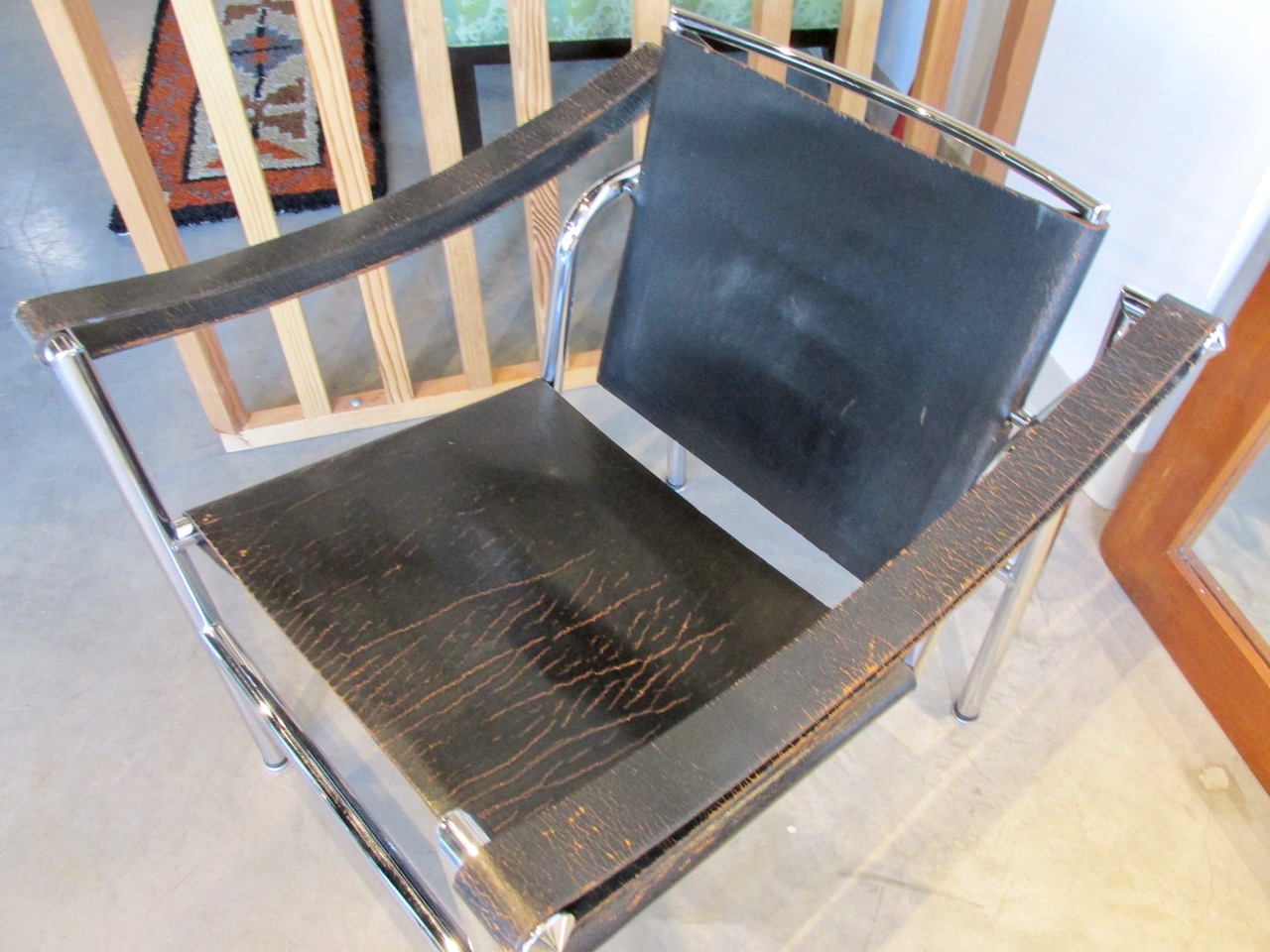 Le Corbusier LC1 Black Leather Chair